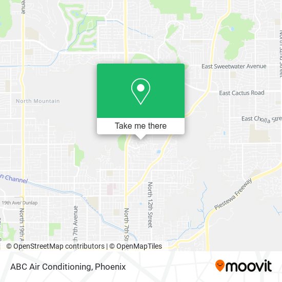 ABC Air Conditioning map