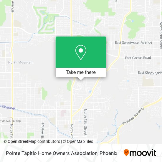 Mapa de Pointe Tapitio Home Owners Association