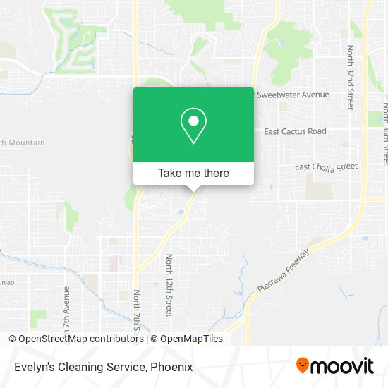 Evelyn's Cleaning Service map