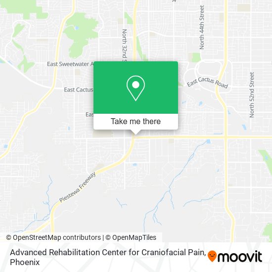 Mapa de Advanced Rehabilitation Center for Craniofacial Pain