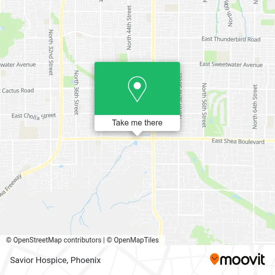 Savior Hospice map