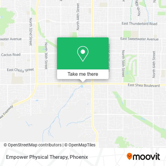 Empower Physical Therapy map