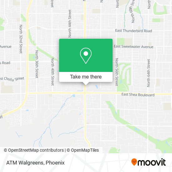 ATM Walgreens map