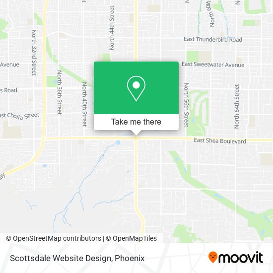 Mapa de Scottsdale Website Design