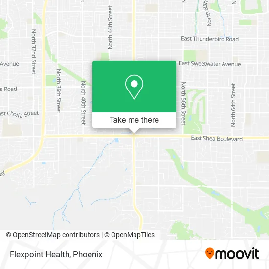 Mapa de Flexpoint Health