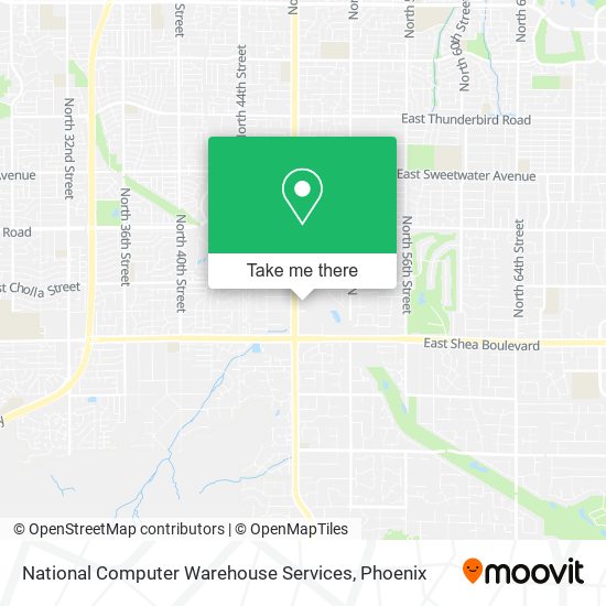 National Computer Warehouse Services map