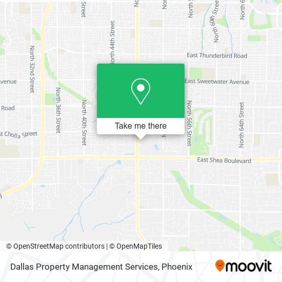 Dallas Property Management Services map