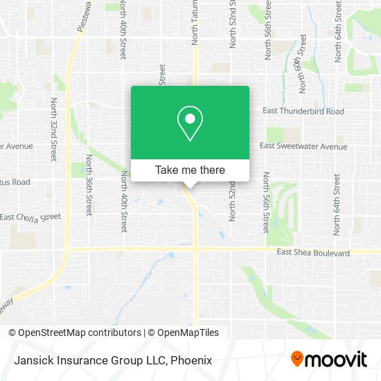 Jansick Insurance Group LLC map