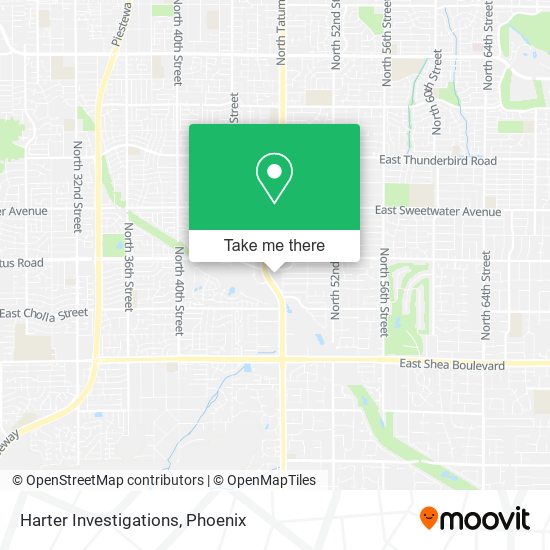 Harter Investigations map