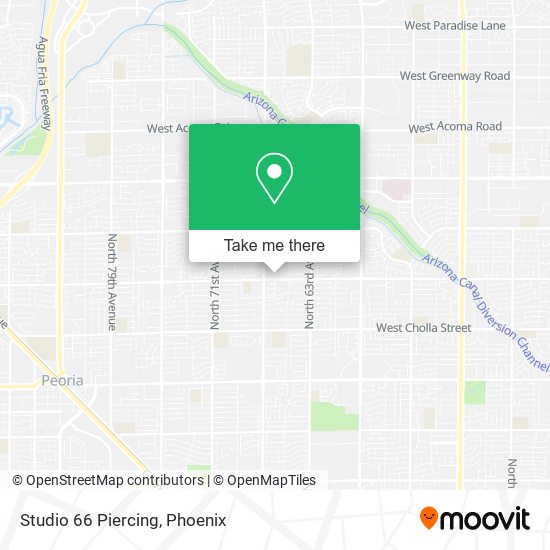 Studio 66 Piercing map