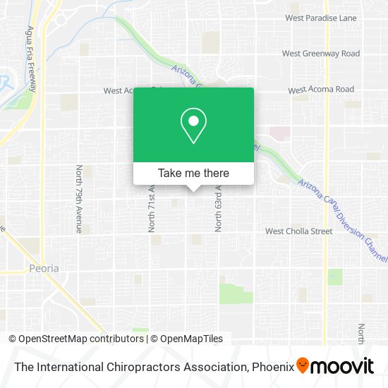 Mapa de The International Chiropractors Association