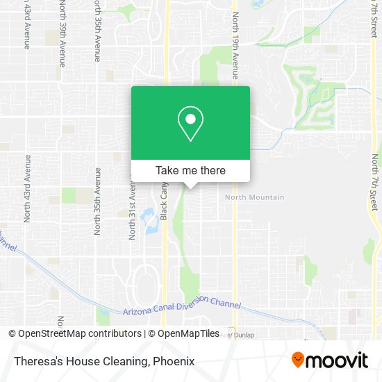 Theresa's House Cleaning map