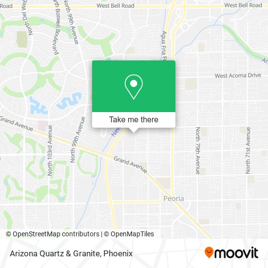 Mapa de Arizona Quartz & Granite