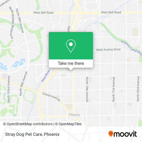 Stray Dog Pet Care map