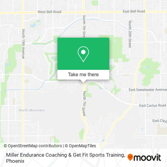 Mapa de Miller Endurance Coaching & Get Fit Sports Training