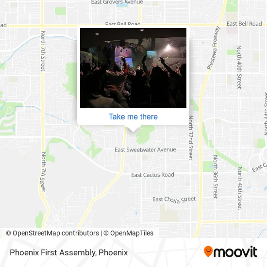 Mapa de Phoenix First Assembly