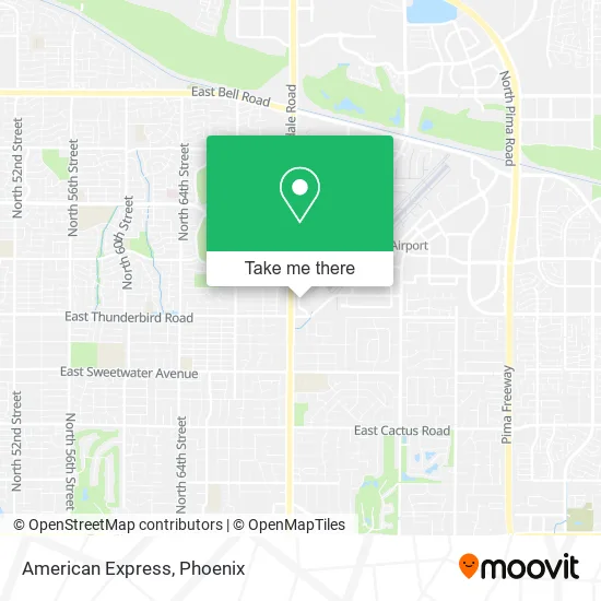 American Express map