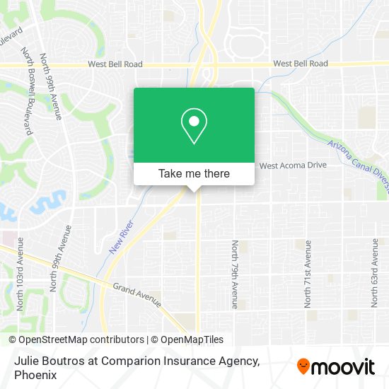 Julie Boutros at Comparion Insurance Agency map