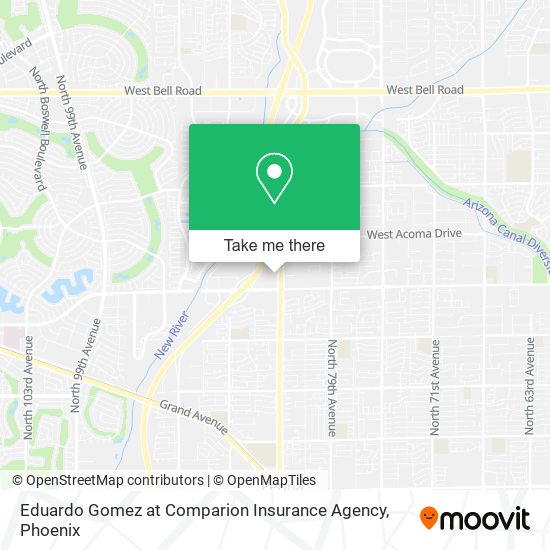 Mapa de Eduardo Gomez at Comparion Insurance Agency