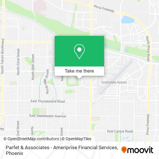 Parfet & Associates - Ameriprise Financial Services map