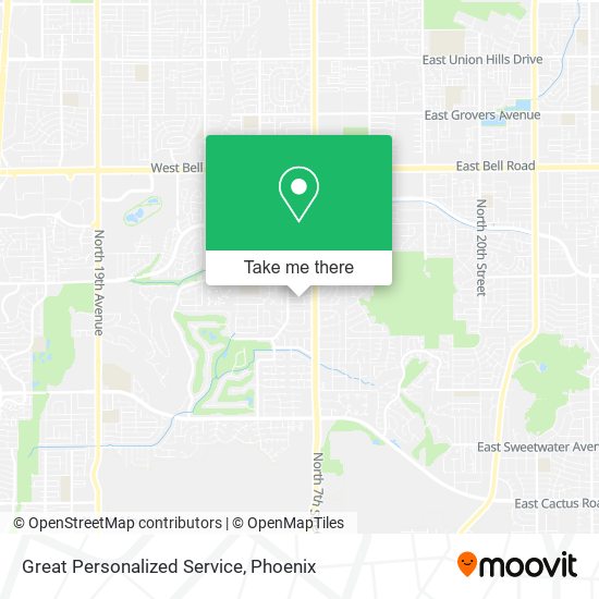 Great Personalized Service map