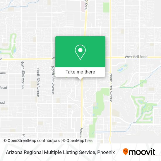 Mapa de Arizona Regional Multiple Listing Service