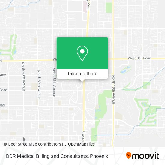 DDR Medical Billing and Consultants map