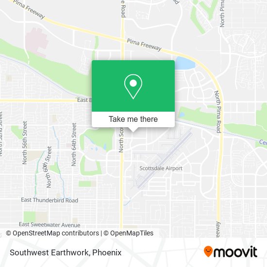 Mapa de Southwest Earthwork