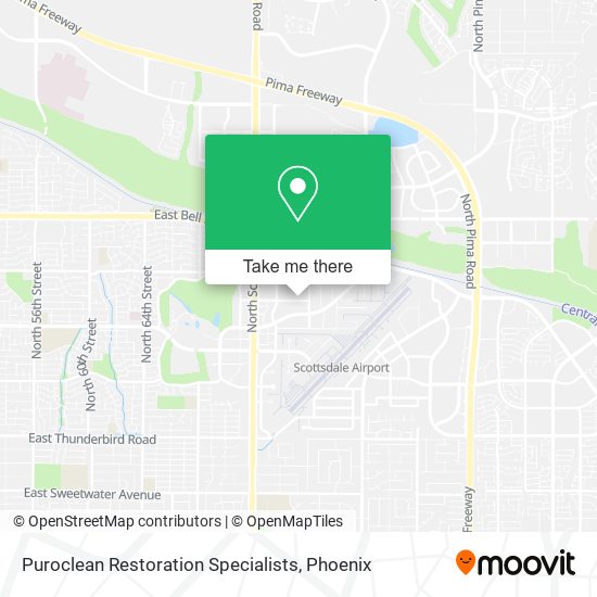 Puroclean Restoration Specialists map