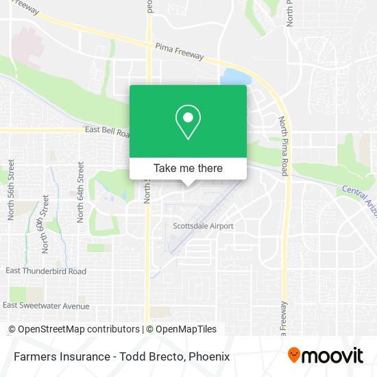 Farmers Insurance - Todd Brecto map