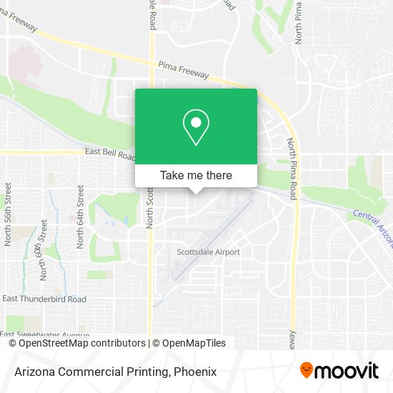 Mapa de Arizona Commercial Printing