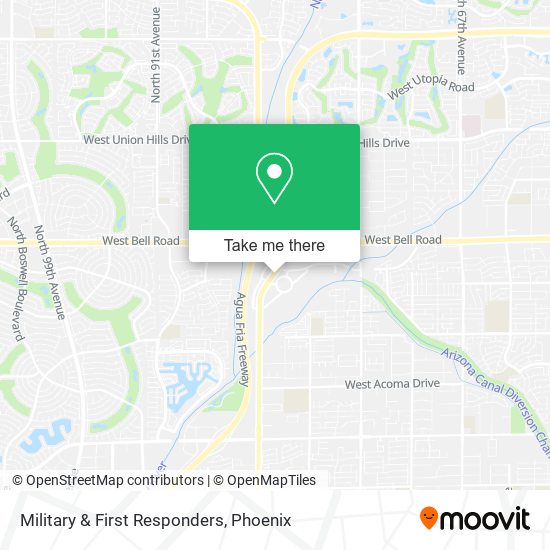 Military & First Responders map