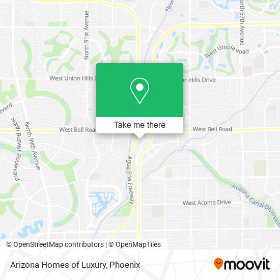 Mapa de Arizona Homes of Luxury