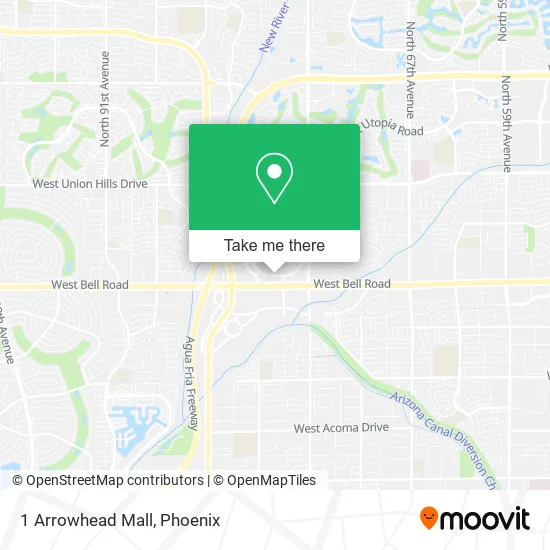1 Arrowhead Mall map