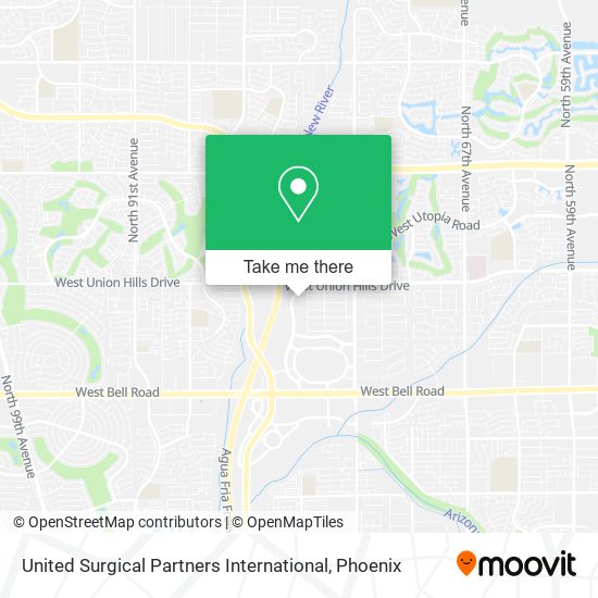 United Surgical Partners International map