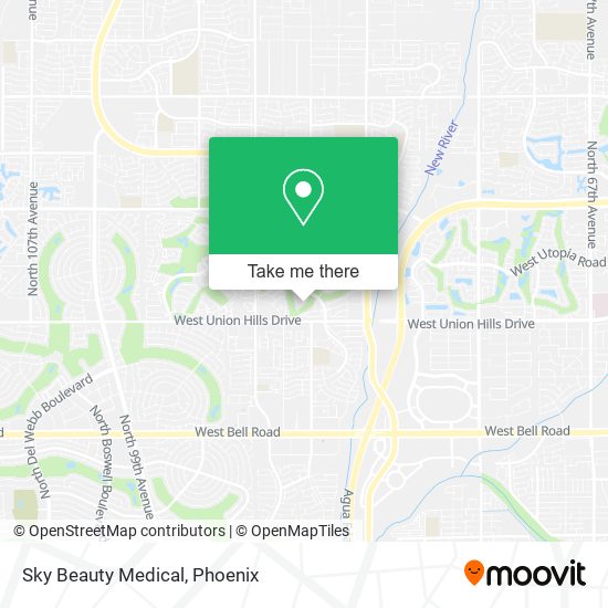 Mapa de Sky Beauty Medical
