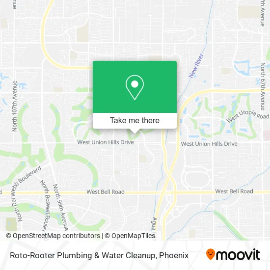 Roto-Rooter Plumbing & Water Cleanup map