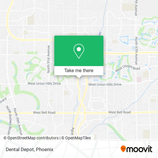 Dental Depot map