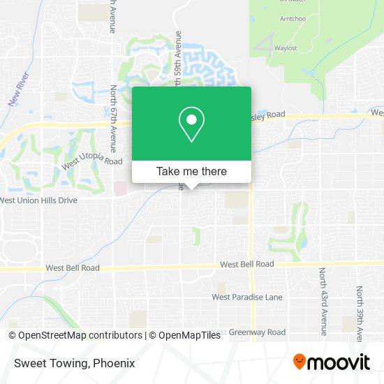 Sweet Towing map