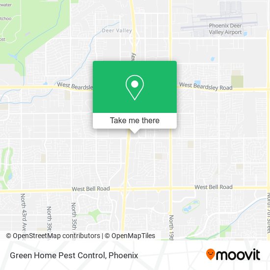 Green Home Pest Control map