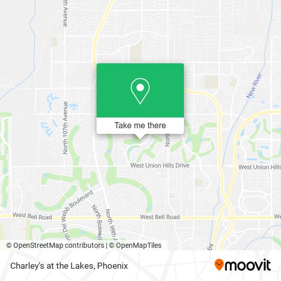 Charley's at the Lakes map