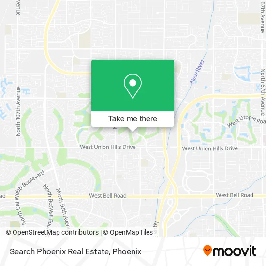 Search Phoenix Real Estate map