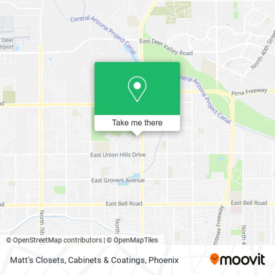 Mapa de Matt's Closets, Cabinets & Coatings
