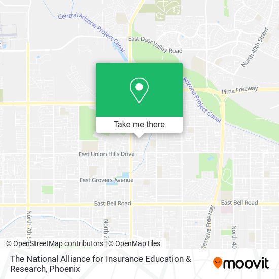 Mapa de The National Alliance for Insurance Education & Research