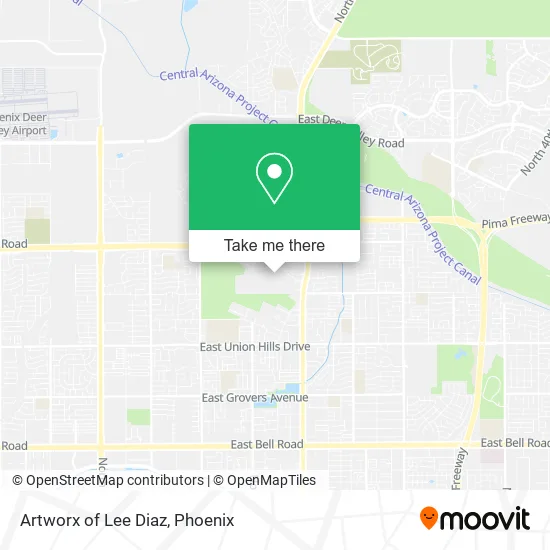 Artworx of Lee Diaz map