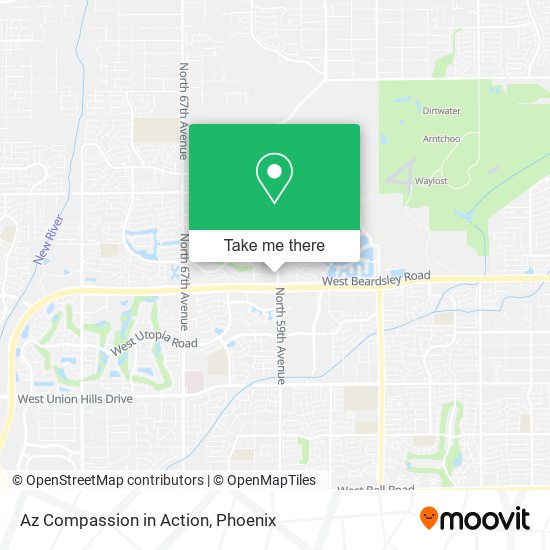 Az Compassion in Action map