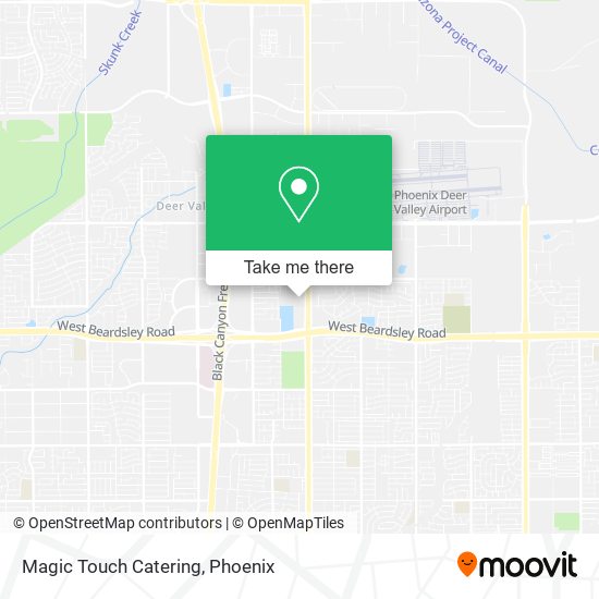 Magic Touch Catering map