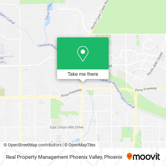 Mapa de Real Property Management Phoenix Valley