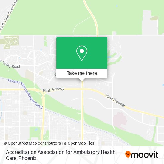 Mapa de Accreditation Association for Ambulatory Health Care