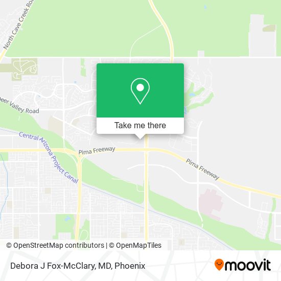 Mapa de Debora J Fox-McClary, MD
